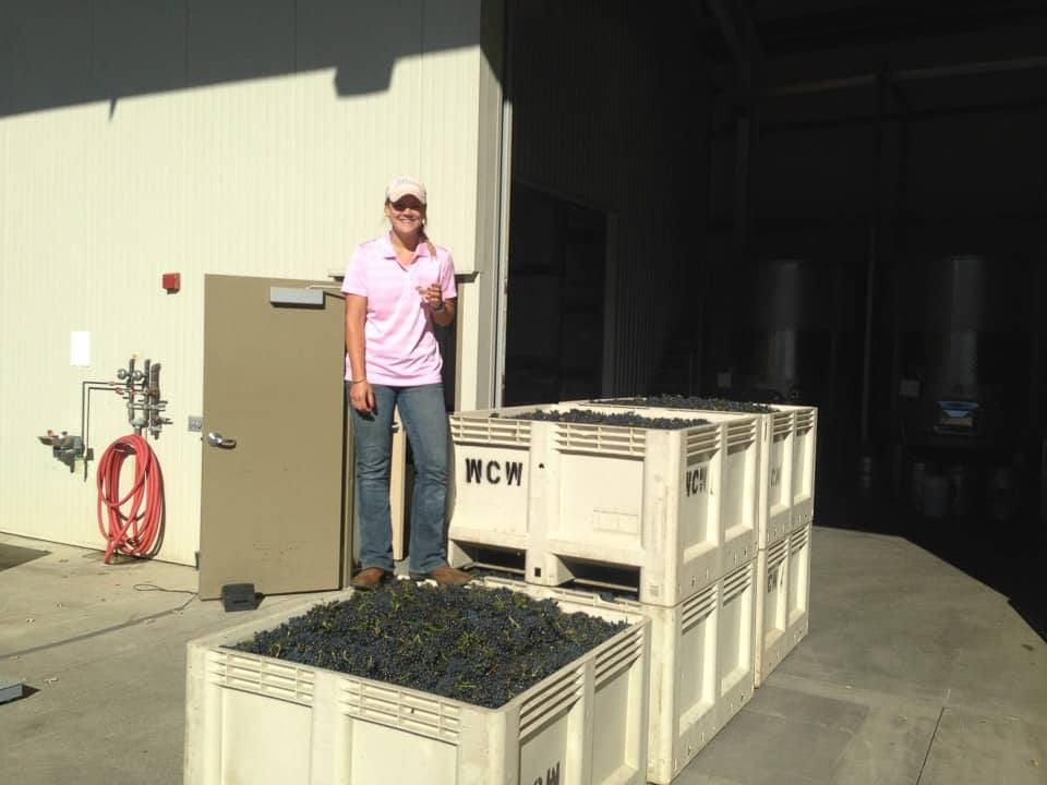 Jaclynn with harvest